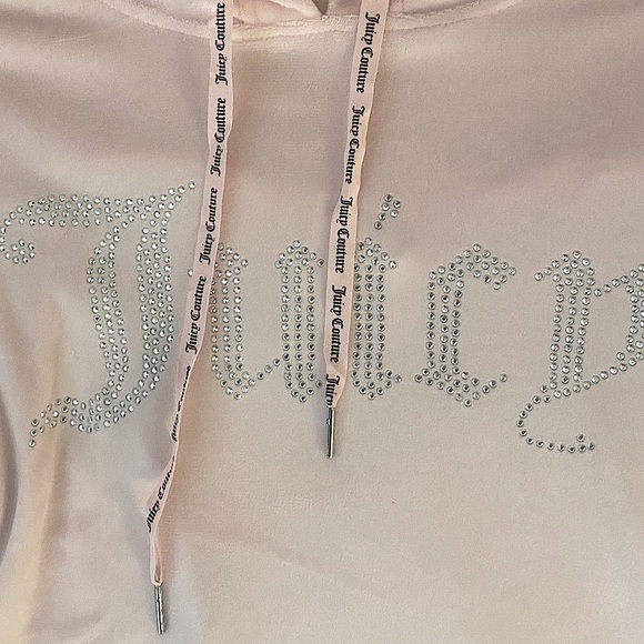 Juicy couture baby pink velour hoodie - Picture 9 of 9